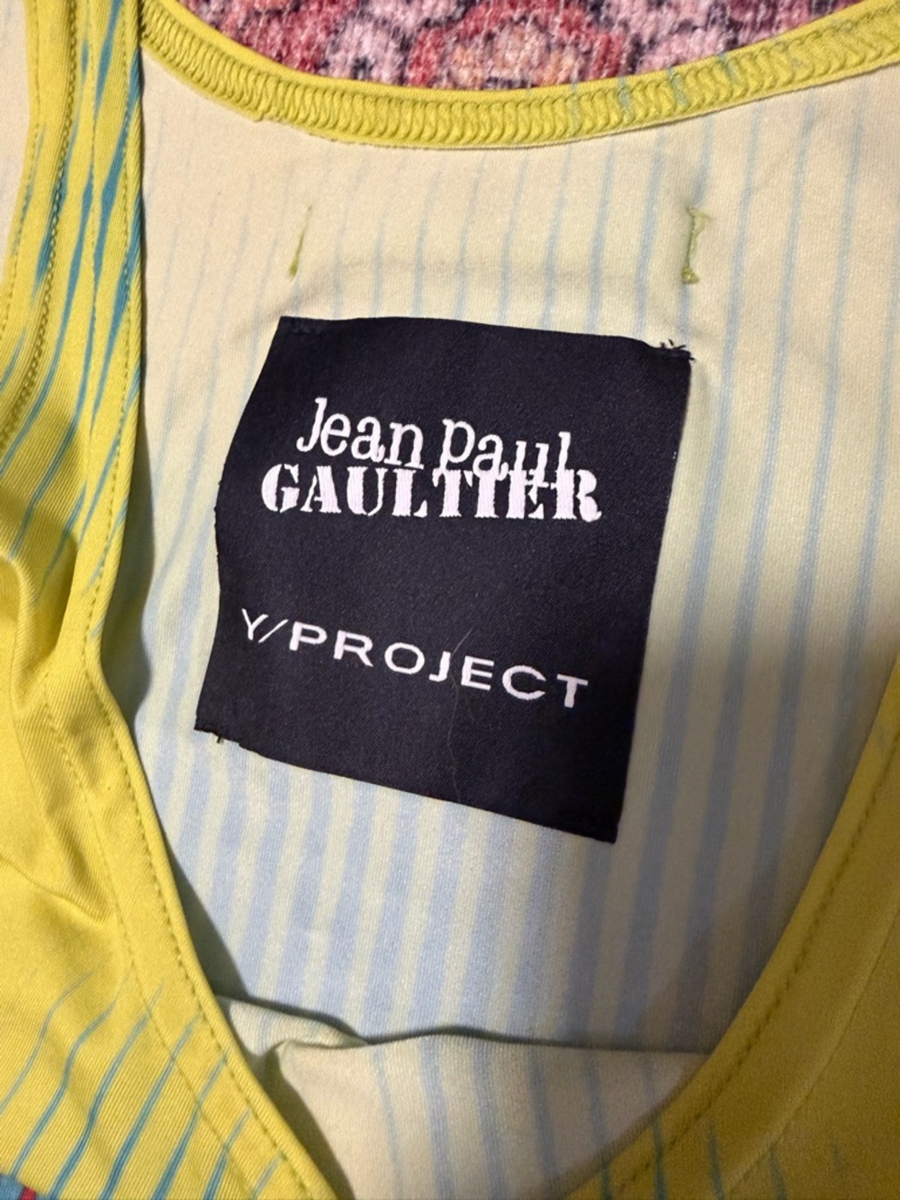 Runway Jean Paul Gaultier x Y/Project tank top body print - Picture 3 of 6